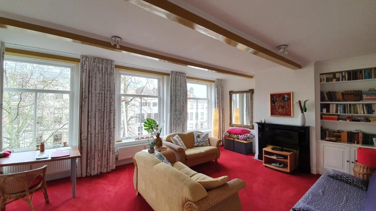 Large Historical Apartment & Canal Terrace Utrecht Exterior photo